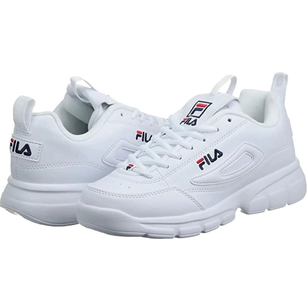 Fila Mens White Disruptor SE Sneaker Casual Shoe